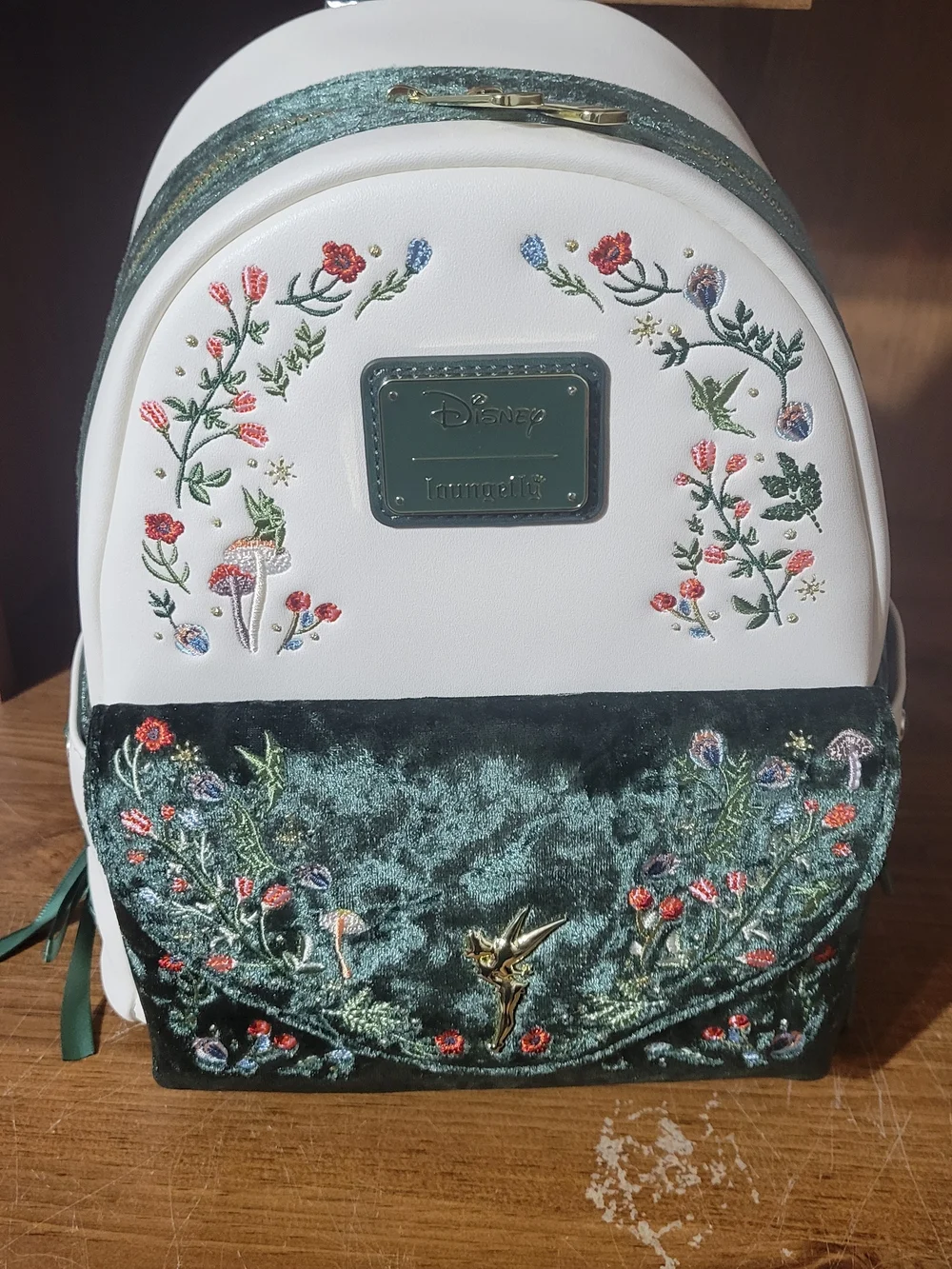 Price Is Firm. Loungefly Peter Pan Tinker Bell Exclusive Floral Mini Backpack.